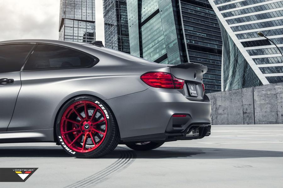  BMW M4 Coupe Frozen Gray by Vorsteiner 2016 года  (фото 4 из 5)